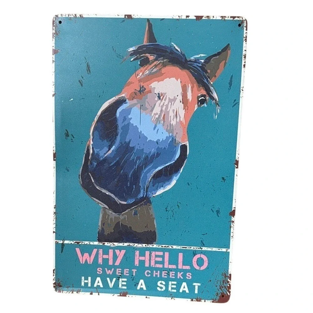 Horse Bathroom Sign 